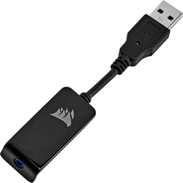 Геймърски слушалки Corsair HS65 Carbon, с кабел, 3.5mm/USB, микрофон - CA-9011270-EU - 6
