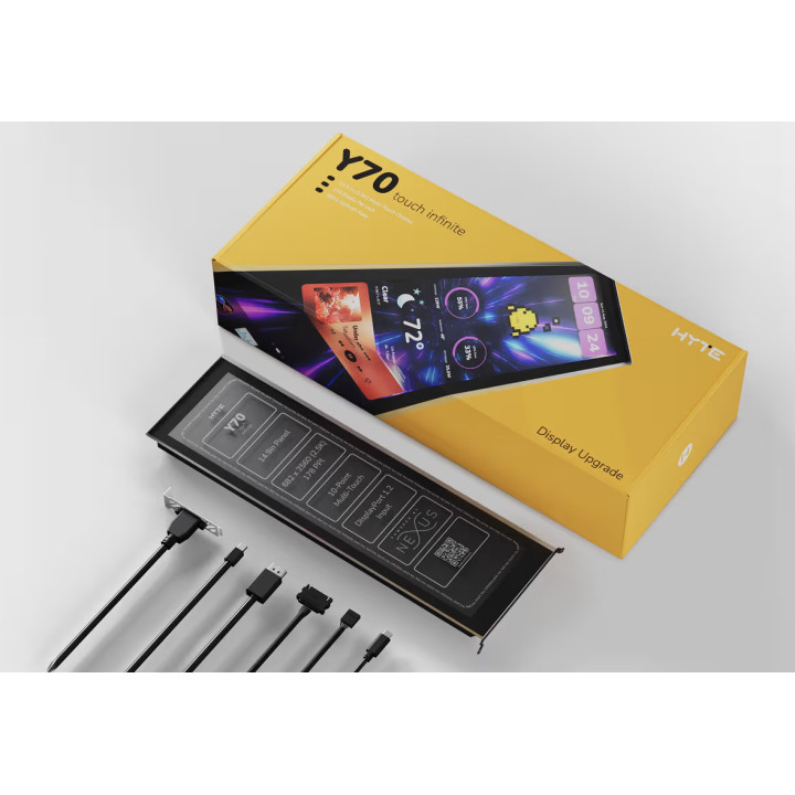 Допълнителен екран HYTE Y70, 14.9" IPS Touchscreen 60Hz - ACC-HYTE-LK-Y7TTI-BB - 5