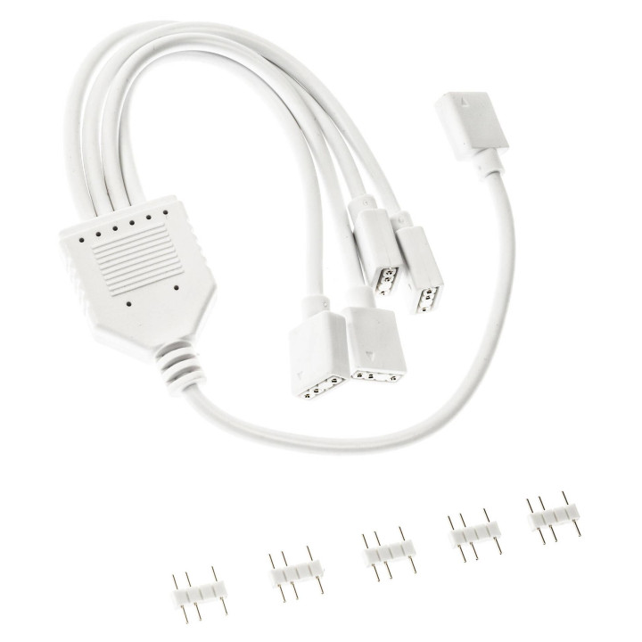 Кабел Kolink ARGB 1-4 Сплитер, 300 мм, 3-pin конектор - ZUAD-1629 - 1