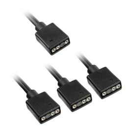 RGB кабел Kolink ARGB 1-3 Сплитер, 300мм, 3-pin конектор - ZUAD-1473 - 1