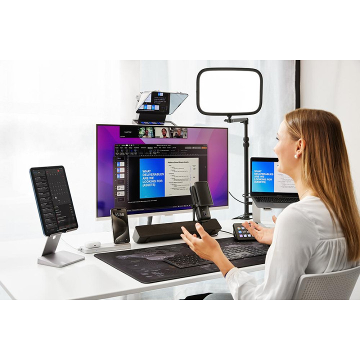 Телепромптер Elgato, универсален, пластмасов, черен - 10WAD9901 - 2