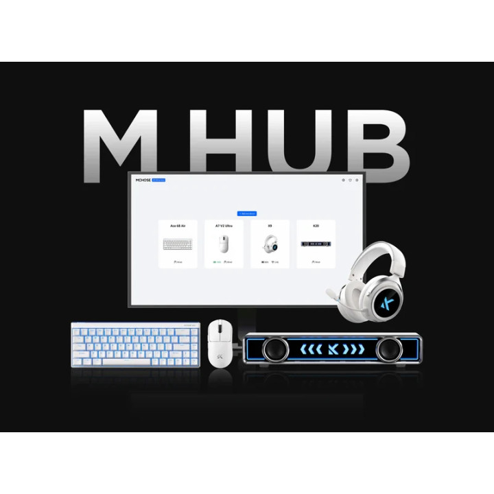 Безжична геймърска мишка MCHOSE A7 V2, Dual 8K Hz, PAW3950 TI сензор, Omron механични суичове, 42000 DPI - HW-A7V2-5 - 13
