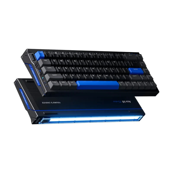 Mеханична геймърска клавиатура MCHOSE Ace 68 Turbo, 68 клавиша, Mount Tai Magnetic Switch GT Tactile, 16K Polling Rate, RGB подс