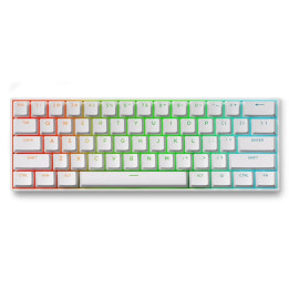 Механична геймърска клавиатура MCHOSE Ace 60 Pro, 60%, TTC Uranus Magnetic Switch Linear, 8000Hz, Бял - ACE60-7A - 1