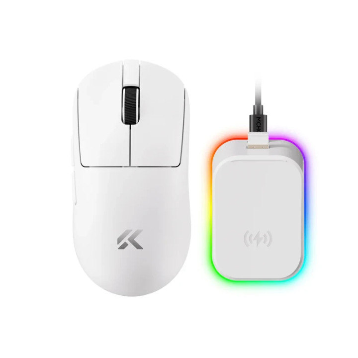 Bluetooth/Безжична геймърска мишка MCHOSE A7 V2, Dual 8K, PAW3950 TI, Omron Mechanical Switches, 42000 DPI - HW-A7V2-6 - 2