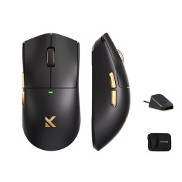 Bluetooth/Безжична геймърска мишка MCHOSE K7 Ultra Black, 8K, Omron Mechanical, 42000 DPI, RGB - HW-K7-13 - 1