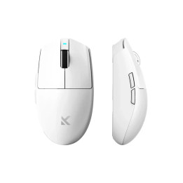 Bluetooth/Безжична геймърска мишка MCHOSE G3 V2, Бяла, Omron механични суичове, 12000 DPI, 1000Hz - MC-G3V2-4 - 1