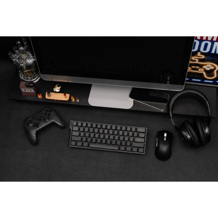 Bluetooth механична геймърска клавиатура Aula MINI 60 HE PRO, 60%, Stormrise Magnetic Linear, 8K Polling Rate, RGB подсветка - M
