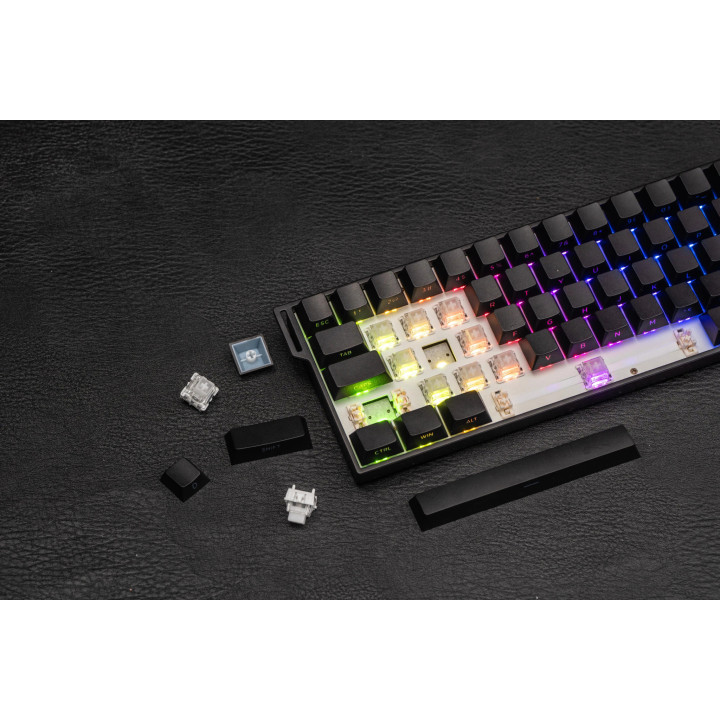 Bluetooth механична геймърска клавиатура Aula MINI 60 HE PRO, 60%, Stormrise Magnetic Linear, 8K Polling Rate, RGB подсветка - M