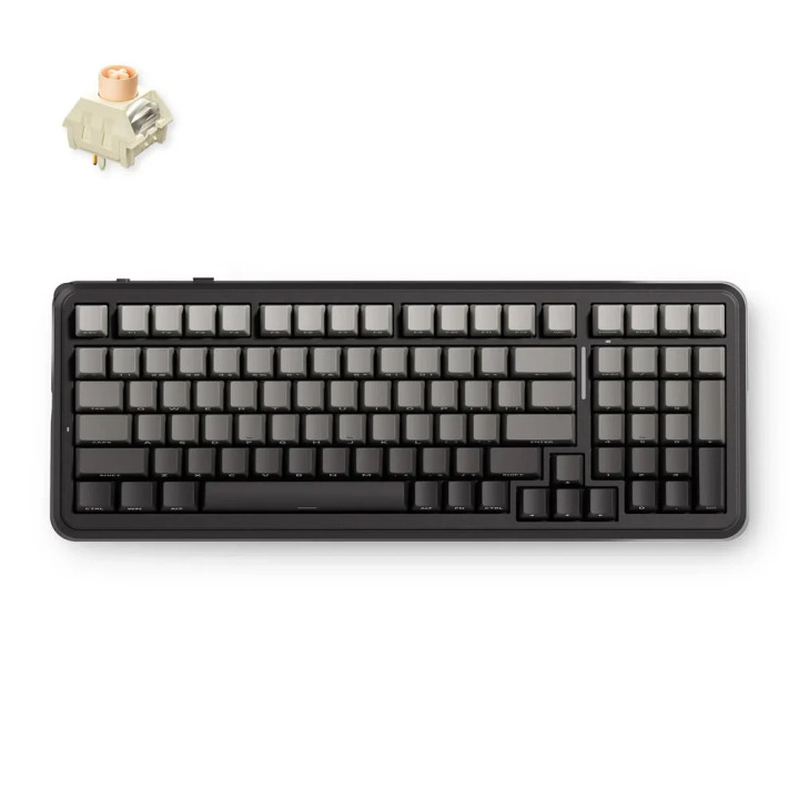 Bluetooth механична геймърска клавиатура MCHOSE MC-K99 V3, 98% размер, Linear Icy Creamsicle Switch, RGB подсветка - MC-K99V3-4 