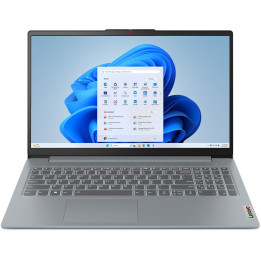 Лаптоп Lenovo IdeaPad Slim 3, 15.6" Full HD AG, Intel Core 3 N355, 8GB DDR5, 512GB SSD, No OS - 83L7003EBM - 1