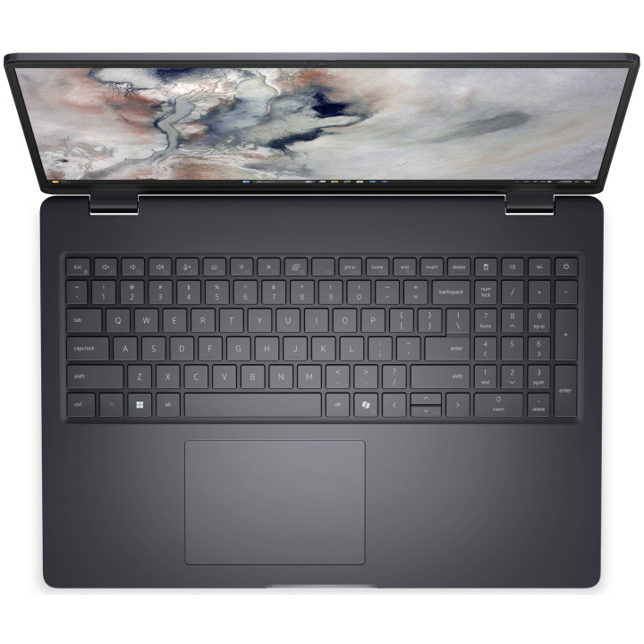 Лаптоп DELL Pro 16 PC16250, 16.0" FHD+ (1920x1200), Intel Core 5 120U, 16GB DDR5, 512GB SSD, Ubuntu - BTO010_PC16250_EMEA_UBU - 