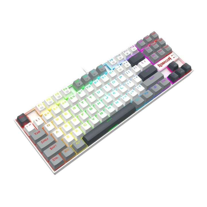 Механична геймърска клавиатура Redragon Kumara K552WGL-RGB, RGB осветление, Red Switch - 1