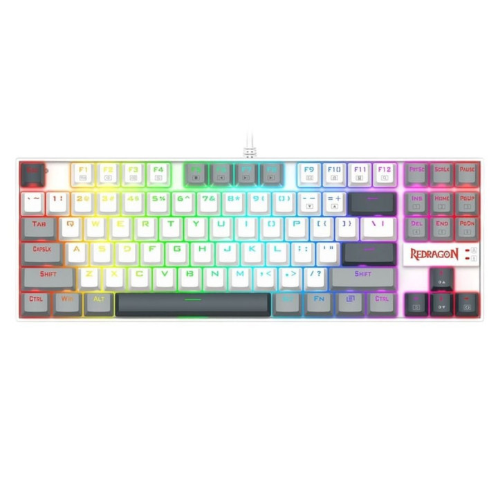 Механична геймърска клавиатура Redragon Kumara K552WGL-RGB, RGB осветление, Red Switch - 2
