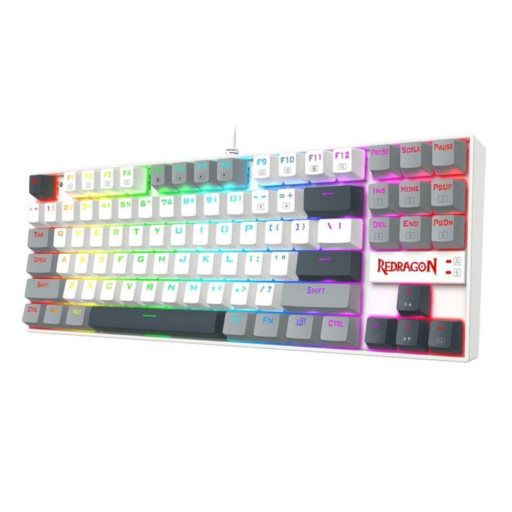 Механична геймърска клавиатура Redragon Kumara K552WGL-RGB, RGB осветление, Red Switch - 4