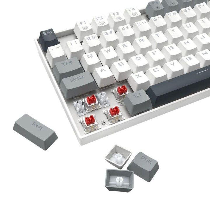 Механична геймърска клавиатура Redragon Kumara K552WGL-RGB, RGB осветление, Red Switch - 7
