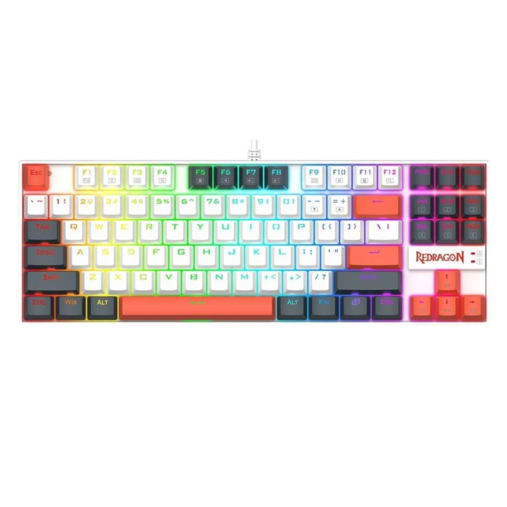 Механична геймърска клавиатура Redragon Kumara K552WLR-RGB, Red Switch, RGB подсветка - 1