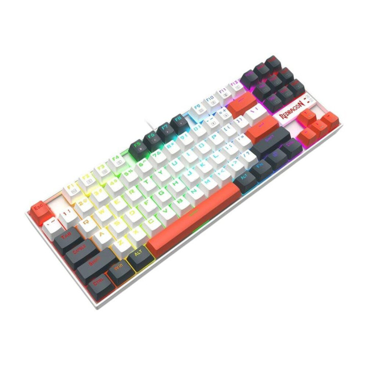 Механична геймърска клавиатура Redragon Kumara K552WLR-RGB, Red Switch, RGB подсветка - 5