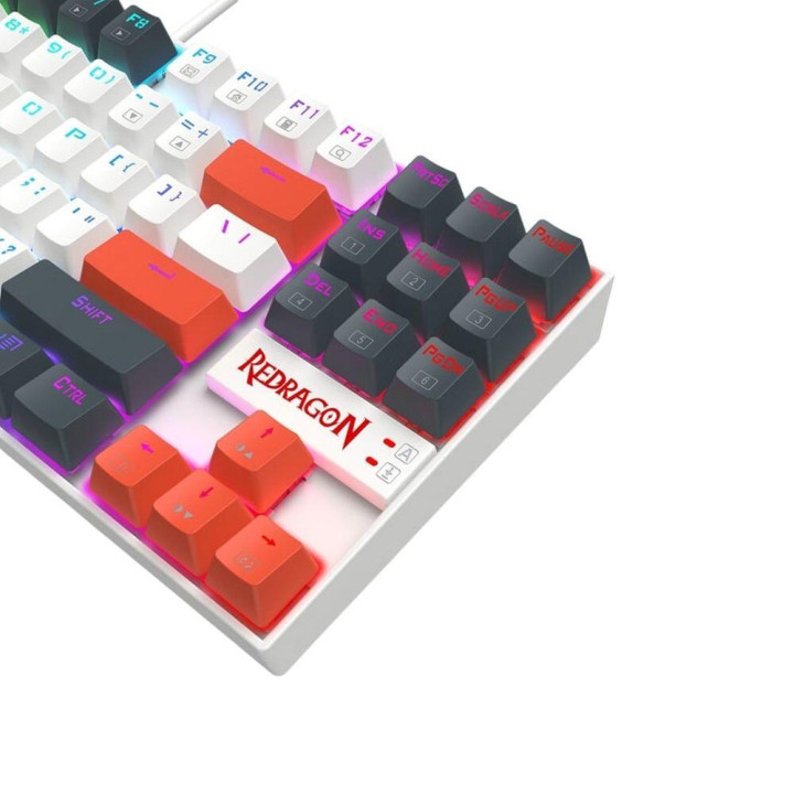 Механична геймърска клавиатура Redragon Kumara K552WLR-RGB, Red Switch, RGB подсветка - 6