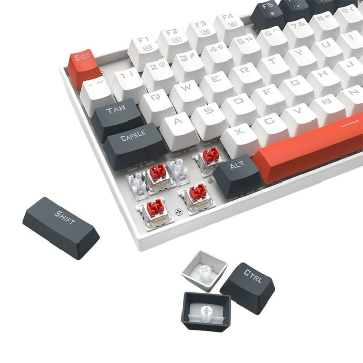 Механична геймърска клавиатура Redragon Kumara K552WLR-RGB, Red Switch, RGB подсветка - 8