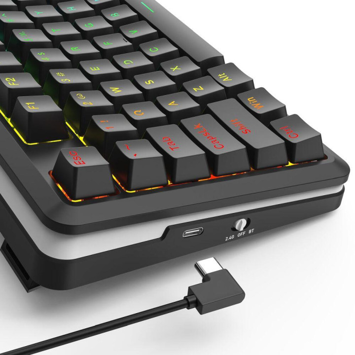 Bluetooth механична геймърска клавиатура Redragon Stormrazor Pro K713RGB-PRO, RGB осветление - K713RGB-PRO - 6