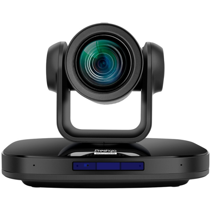 PTZ видеокамера Prestigio Solutions Alpha, 4K UHD 3840x2160 60fps, 8.4MP SONY CMOS, 12x оптично приближение, PoE, HDMI 2.0, USB 