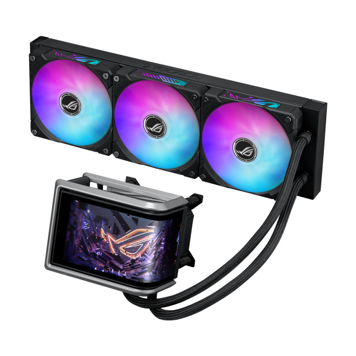 Водно охлаждане за процесор ASUS ROG Ryuo IV 360, съвместимост AM4/AM5/1700/1851/115x, 120mm вентилатор, 400mm тръба - 90RC01N1-