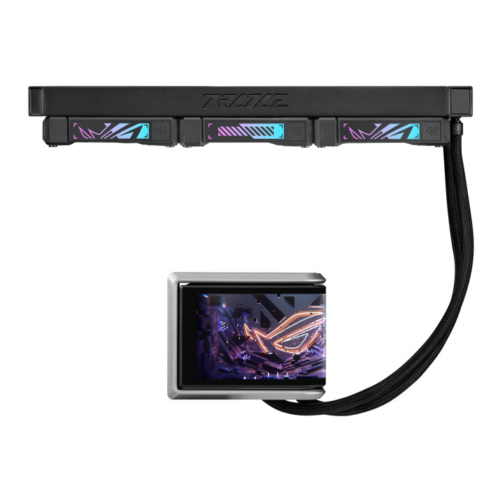 Водно охлаждане за процесор ASUS ROG Ryuo IV 360, съвместимост AM4/AM5/1700/1851/115x, 120mm вентилатор, 400mm тръба - 90RC01N1-