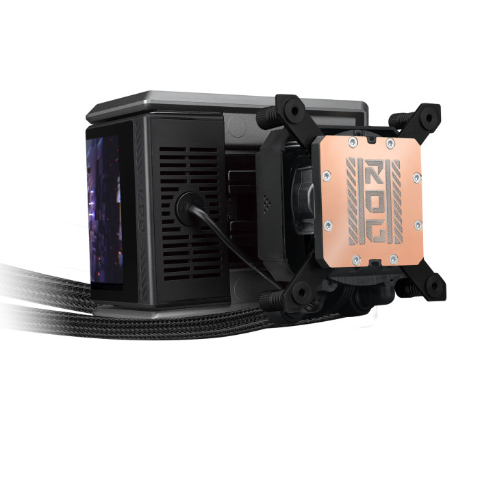 Водно охлаждане за процесор ASUS ROG Ryuo IV 360, съвместимост AM4/AM5/1700/1851/115x, 120mm вентилатор, 400mm тръба - 90RC01N1-