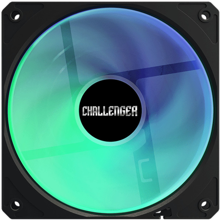 Водно охлаждане за процесор ASROCK Challenger 240 Digital, 240mm радиатор, ARGB, дигитален дисплей - 90-ACLA24-BAAGA6 - 8