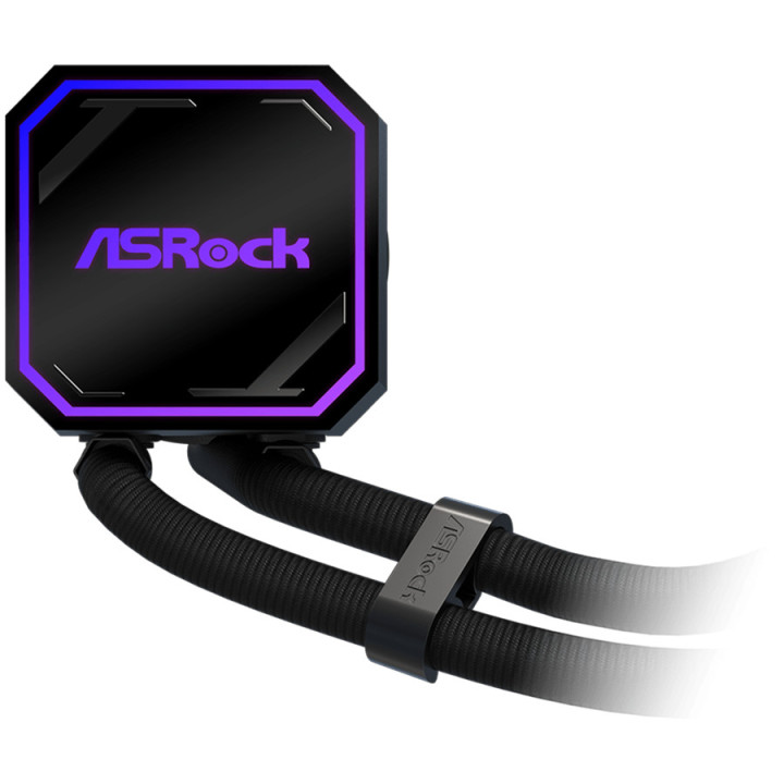 Водно охлаждане за процесор ASROCK Pro 240 ARGB, 240mm радиатор, AM5/AM4/LGA1851/LGA1700 - 90-APRA24-BAAGA6 - 6