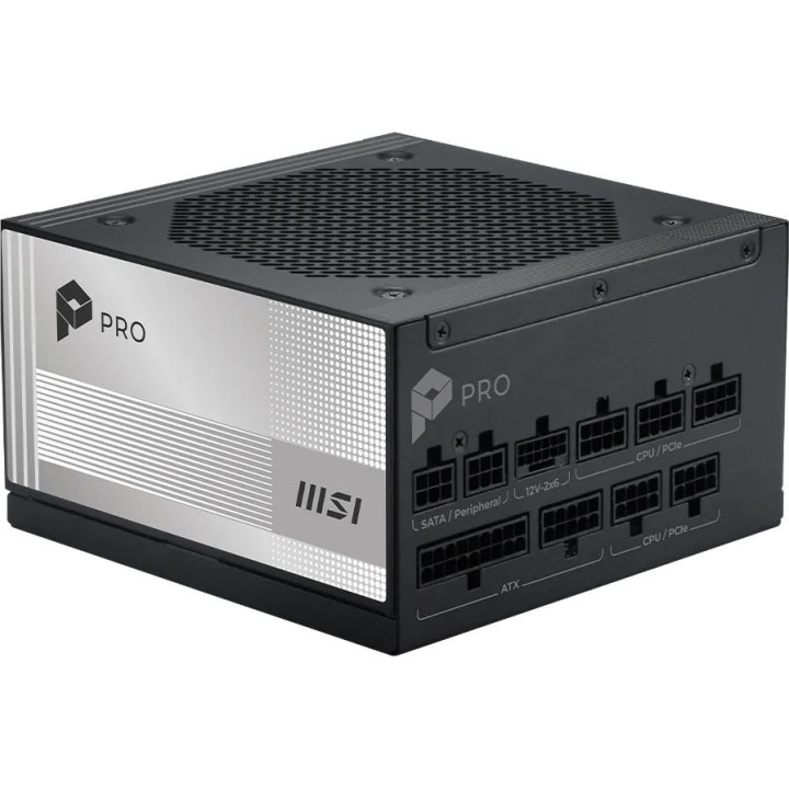 Модулно захранване MSI PRO A1000PL PCIE5, 850W, 80 Plus Platinum - 306-7ZPLX11-HD8 - 2