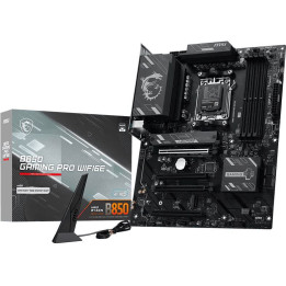 Дънна платка MSI B850 GAMING PRO WIFI6E, Socket AM5, 4x DDR5 до 8200MHz, 4x PCIe x16, 2x M.2, WiFi 6E, Bluetooth 5.3 - 911-7E89-