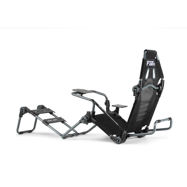 Геймърски стол Next Level Racing F-GT Lite Foldable, Сив, Универсален, 130 Kg, Изкуствена кожа - NLR-S015GR - 2