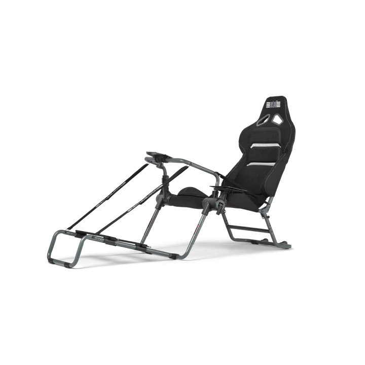Геймърски стол Next Level Racing GT Lite Pro, Сив, Текстил, 150kg, Универсален - NLR-S031GR - 1