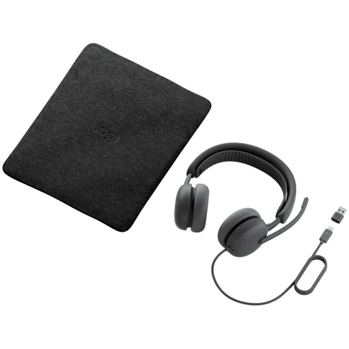 Слушалки Logitech Zone Wired 2, USB Type-C, 40mm динамични говорители, шумопотискане - 981-001615 - 4