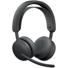 Bluetooth слушалки Logitech Zone Wireless 2, Bluetooth 5.3, ANC, 48ч. батерия, Graphite - 981-001498 - 1