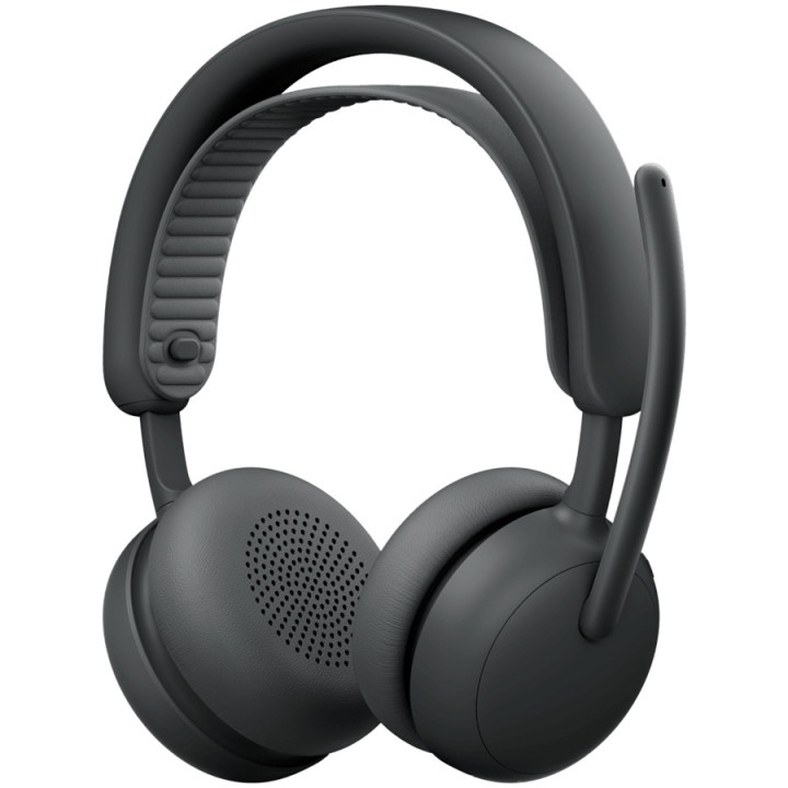 Bluetooth слушалки Logitech Zone Wireless 2, Bluetooth 5.3, ANC, 48ч. батерия, Graphite - 981-001498 - 2