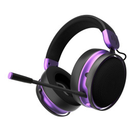 Геймърски безжични слушалки Dark Project Sono Wireless, черни/виолетови - DPP_SONO_WLESS_BLACK - 1