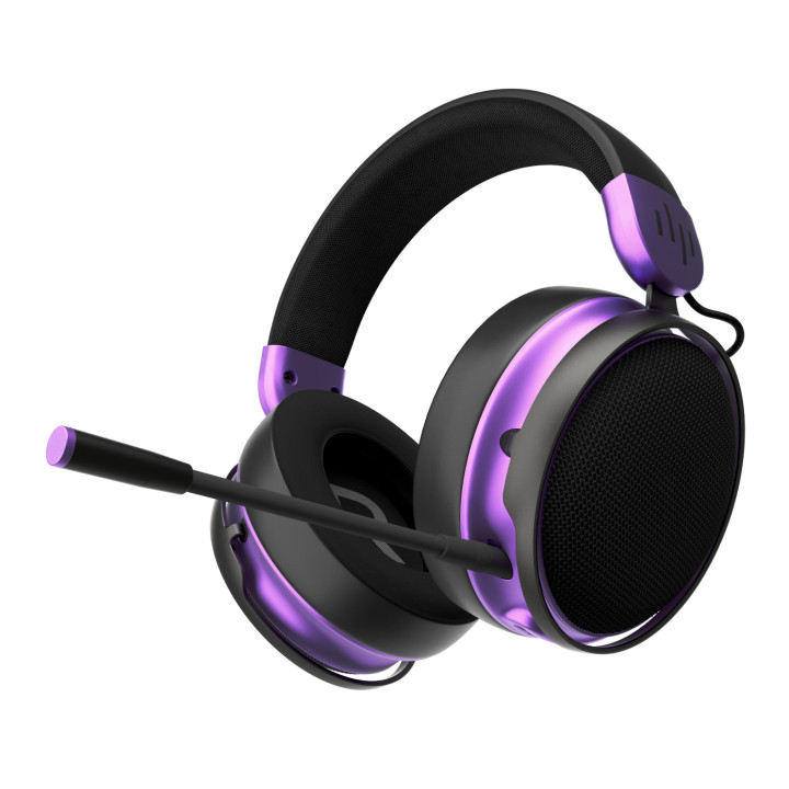 Геймърски безжични слушалки Dark Project Sono Wireless, черни/виолетови - DPP_SONO_WLESS_BLACK - 1