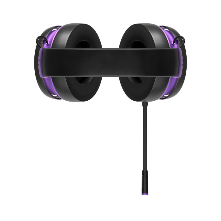 Геймърски безжични слушалки Dark Project Sono Wireless, черни/виолетови - DPP_SONO_WLESS_BLACK - 5