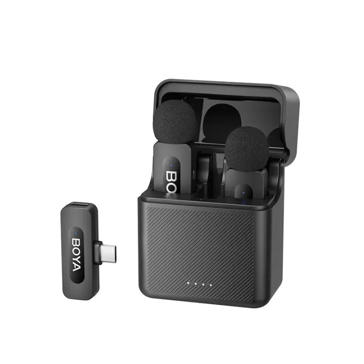 Безжична микрофонна система BOYA BY-V30, USB Type-C, Динамичен, Омнидиректен, 20Hz-16kHz - 9
