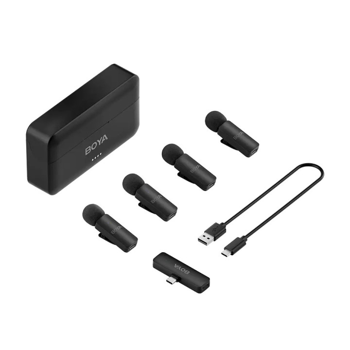 Безжична микрофонна система BOYA BY-V4U, USB Type-C, Динамичен, Омнидиректен - 17