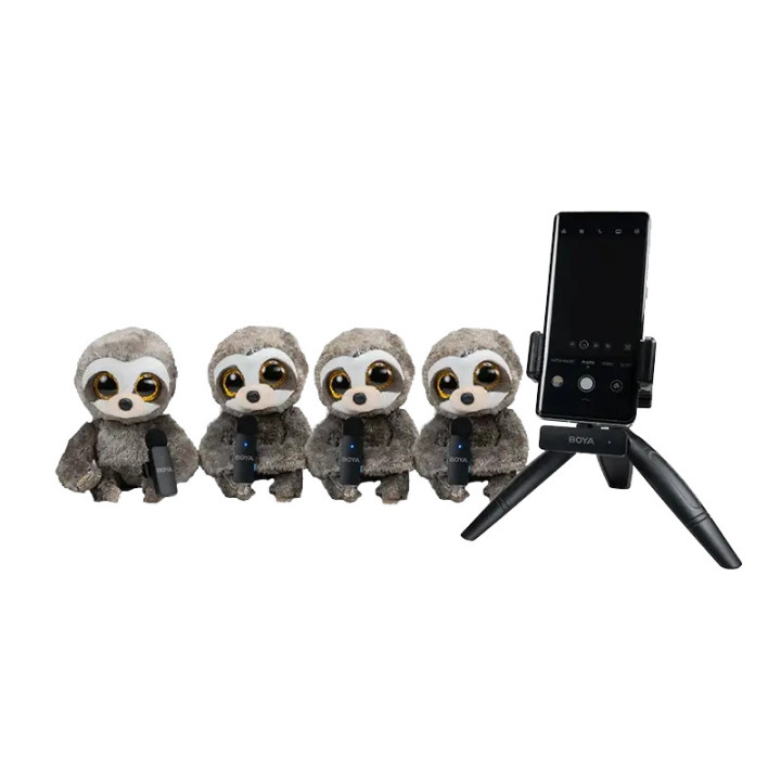 Безжична микрофонна система BOYA BY-V4U, USB Type-C, Динамичен, Омнидиректен - 18