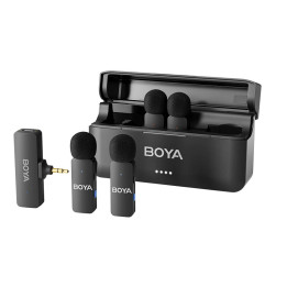 Безжична микрофонна система BOYA BY-V4, Динамичен, Омнидиректен, 20Hz-20kHz - 1