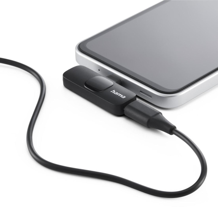 Безжичен микрофон HAMA Smart Wireless, Кондензаторен, USB Type-C, Омнидиректен - HAMA-04680 - 5
