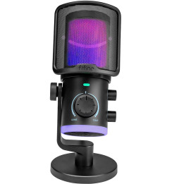 Настолен микрофон FIFINE AM6, USB Type-C, Кондензаторен, Кардиоиден - AM6 - 1