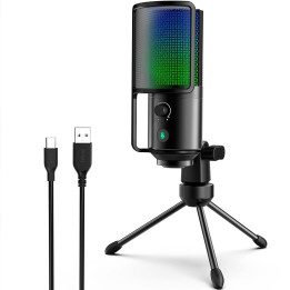 Настолен микрофон FIFINE K669 PRO2, кондензаторен, USB Type-C, кардиоиден - K669pro2 - 1