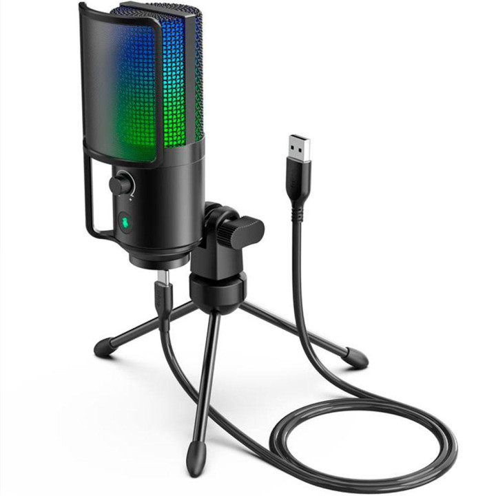 Настолен микрофон FIFINE K669 PRO2, кондензаторен, USB Type-C, кардиоиден - K669pro2 - 2