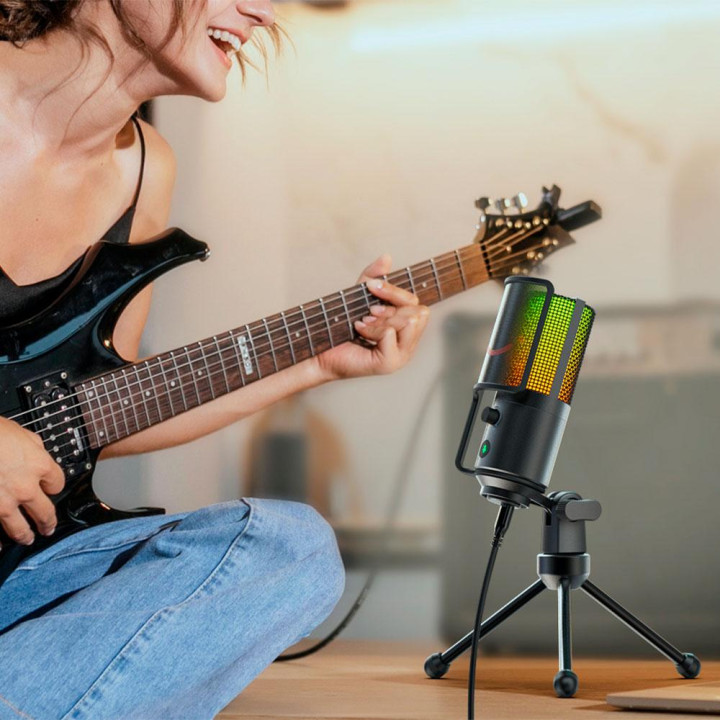 Настолен микрофон FIFINE K669 PRO2, кондензаторен, USB Type-C, кардиоиден - K669pro2 - 9